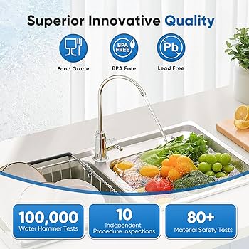 PUREPLUS Under Sink Water Filter, 40,000 Gallons Capacity